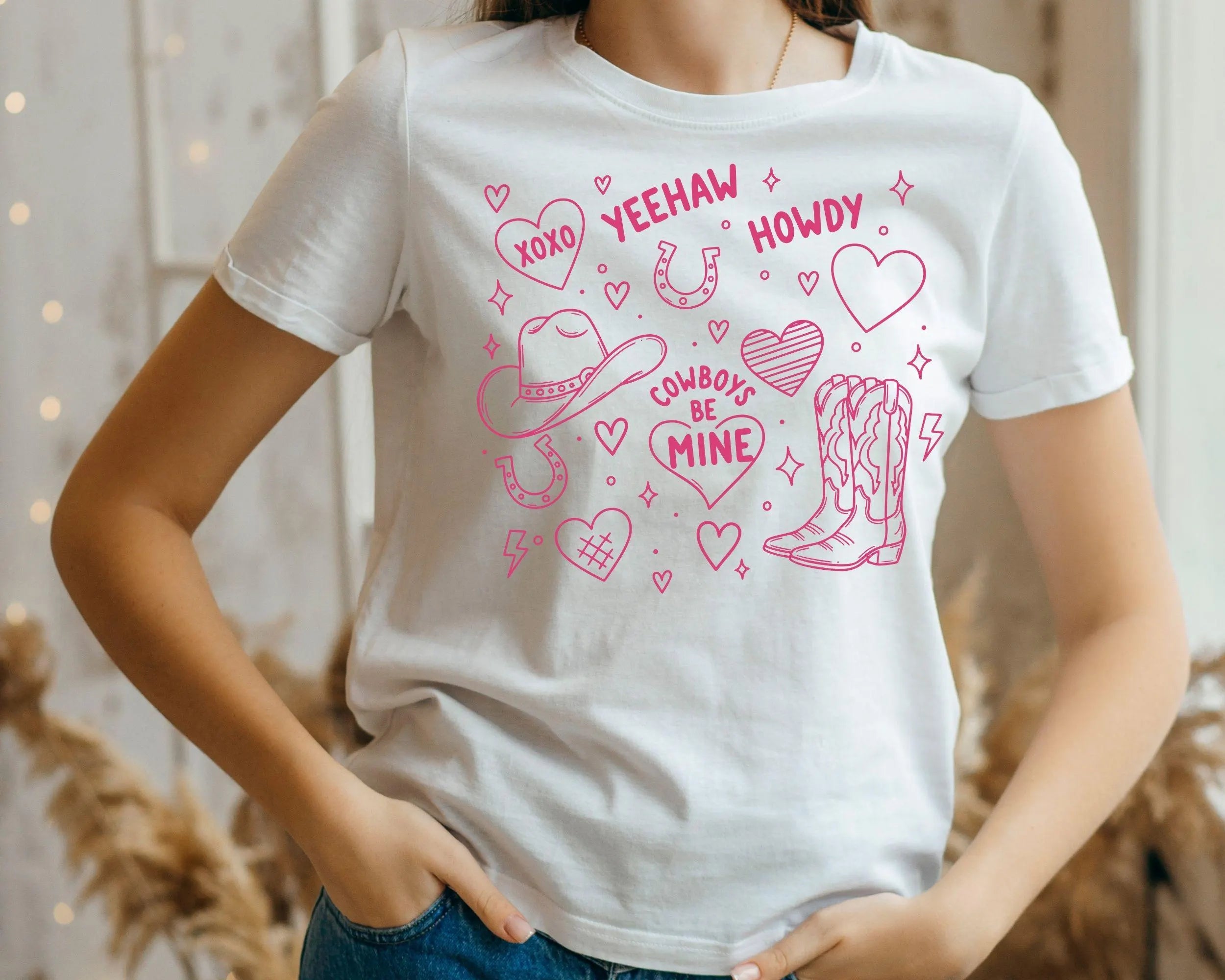 Howdy Valentine SVG PNG,Western Valentines Day Svg,Western Hearts Svg,Retro Western Valentine Svg,Trendy Cowboy Valentine Design,Cricut file